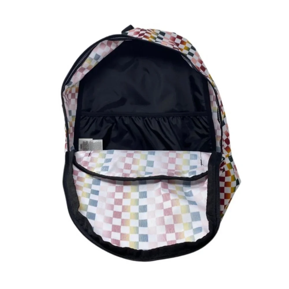 🎒SCHOOL SALE🎒VANS Ranged Prints Multicolor Checker Backpack Laptop VN0A7UFMWHT